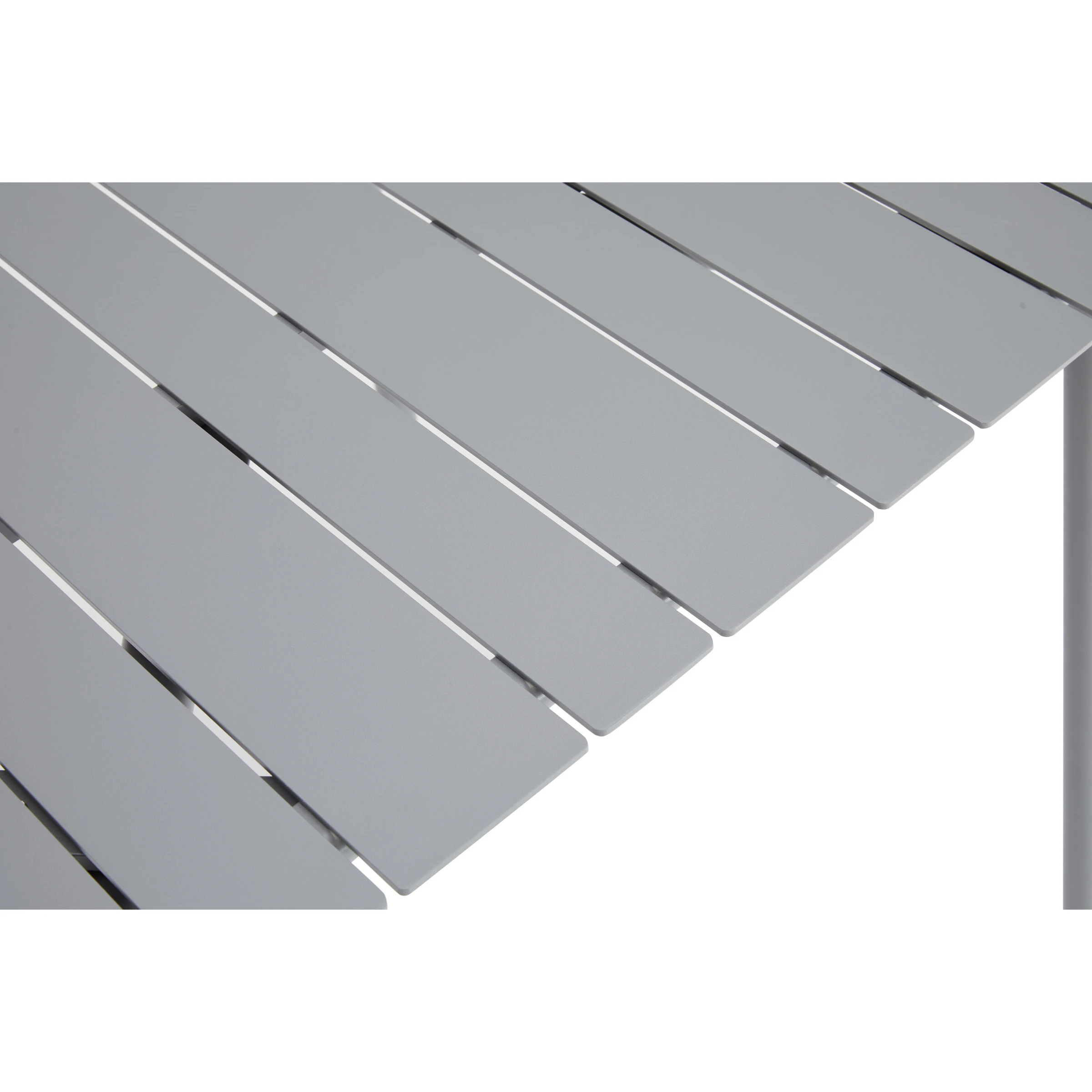 Wellmax Verano Outdoor Aluminium Rectangle Dining Table, Grey