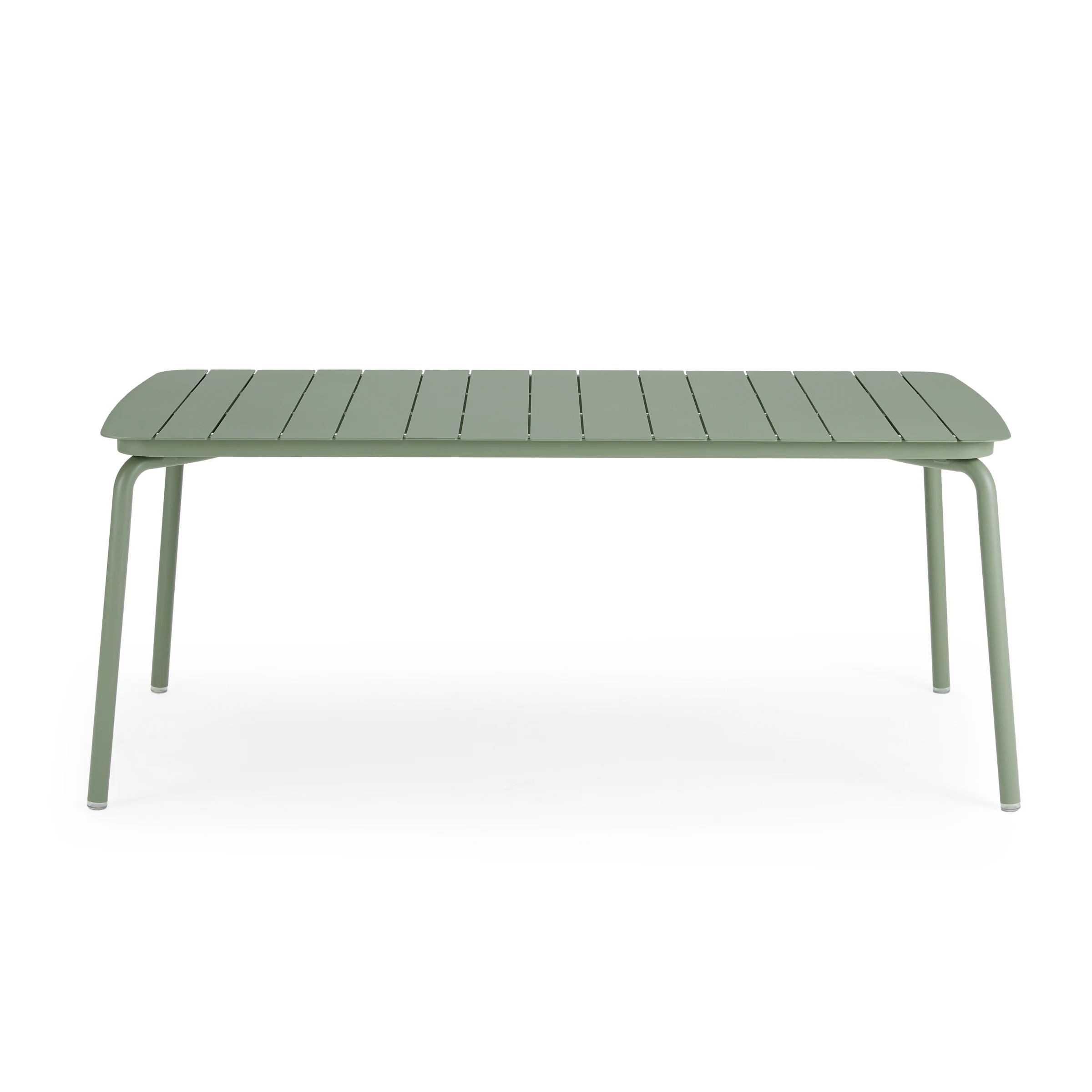 Wellmax Verano Outdoor Aluminium Rectangle Dining Table, Green