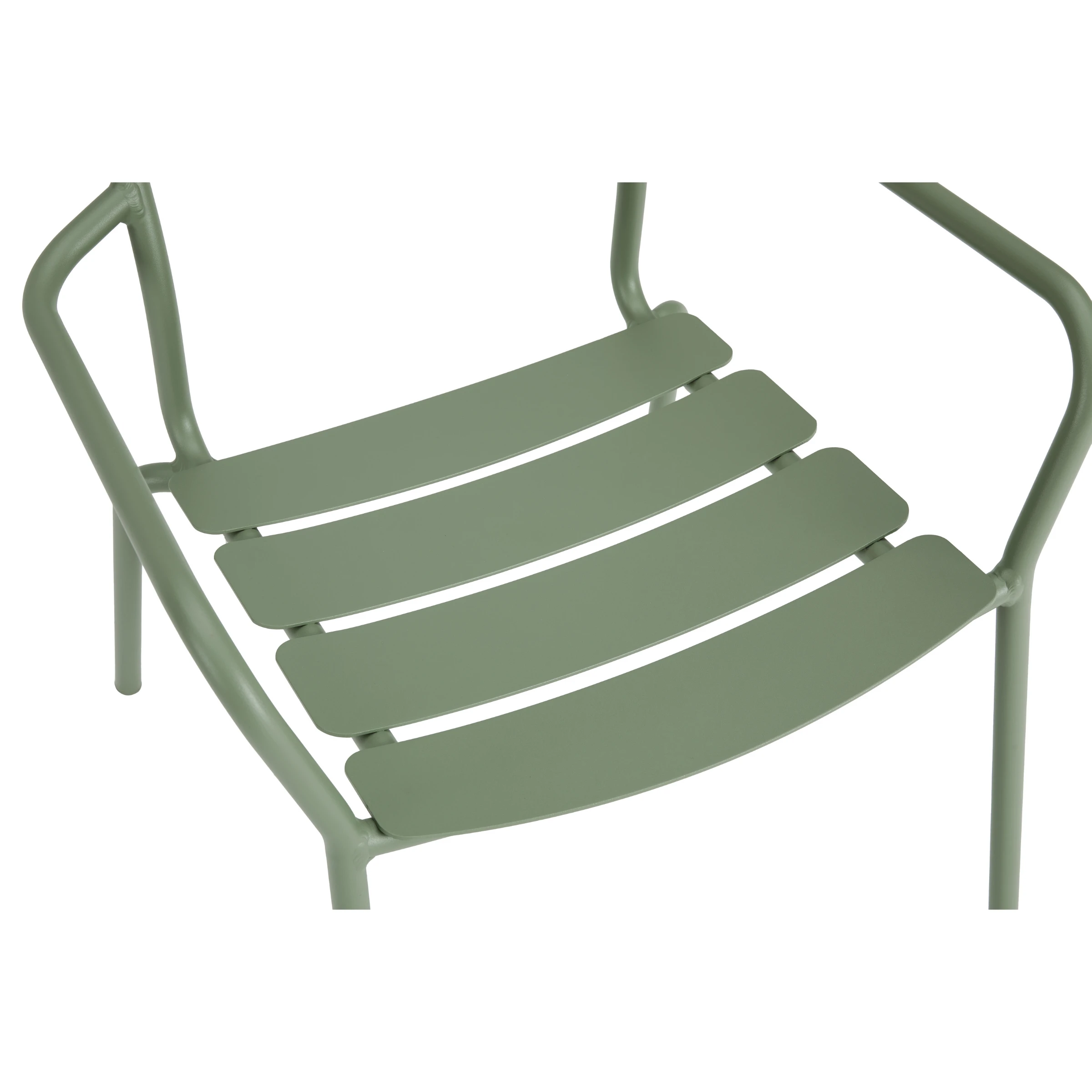 Wellmax Verano Outdoor Aluminium Dining Armchair, Set of 4, Green