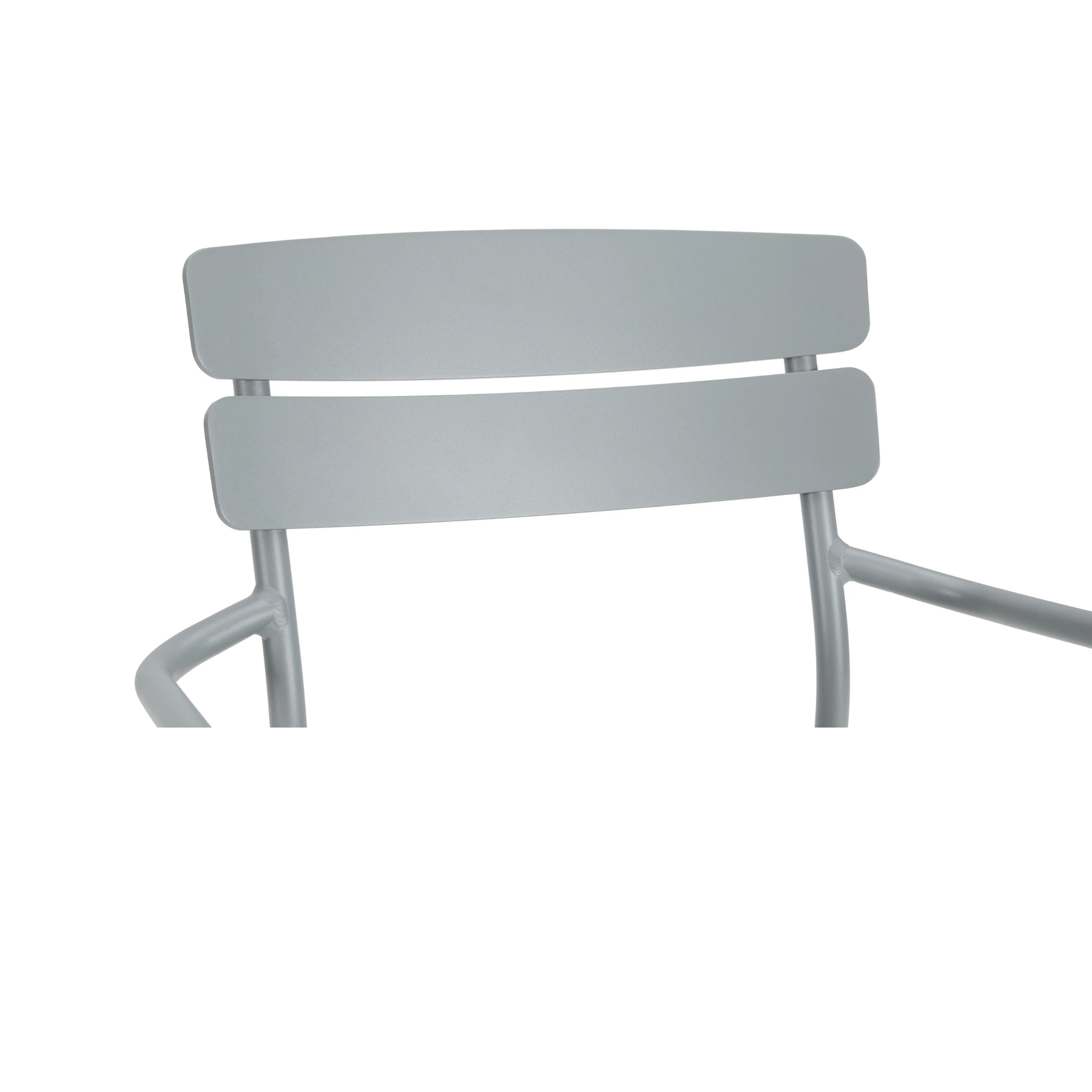 Wellmax Verano Outdoor Aluminium Dining Armchair, Set of 2, Grey