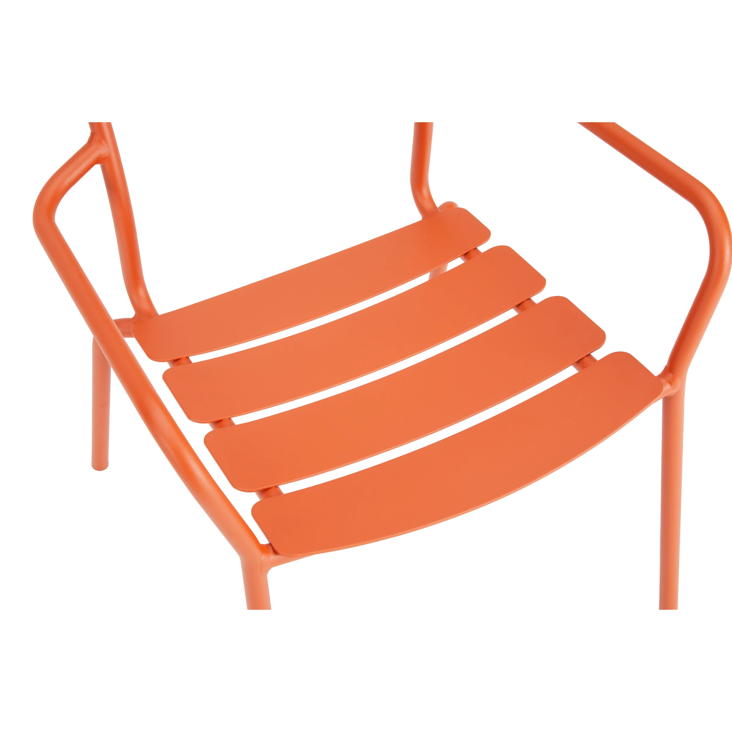 Wellmax Verano Outdoor Aluminium Dining Armchair, Set of 4, Terracotta