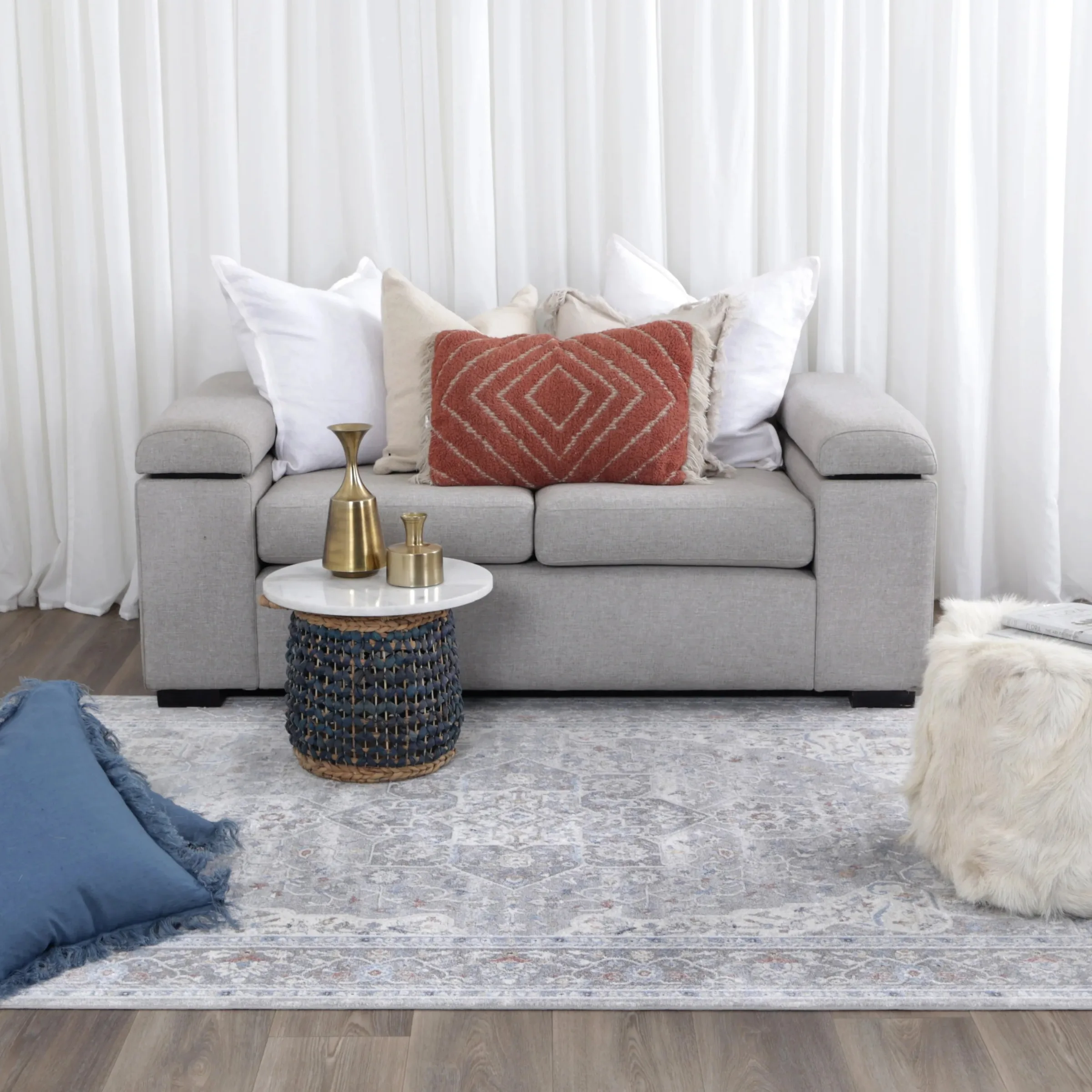 Wild Yarn Seasons Vintage Istanbul Rug, Neutral, 200x290cm