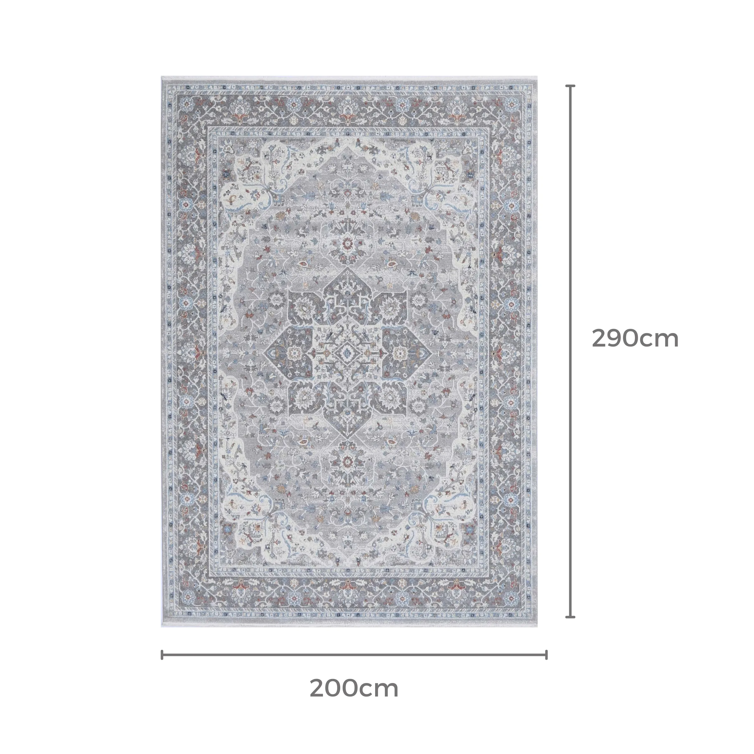 Wild Yarn Seasons Vintage Istanbul Rug, Neutral, 200x290cm