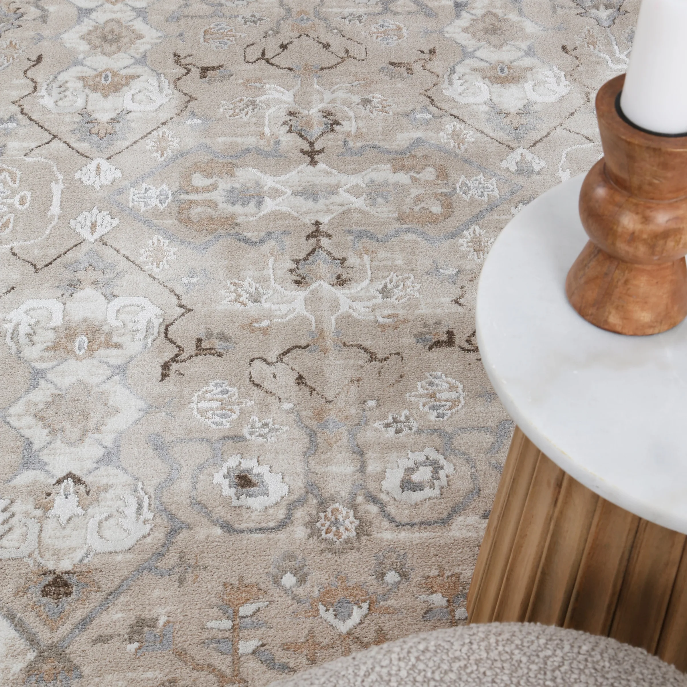 Wild Yarn Seasons Vintage Mauritius Rug, Beige, 200x290cm