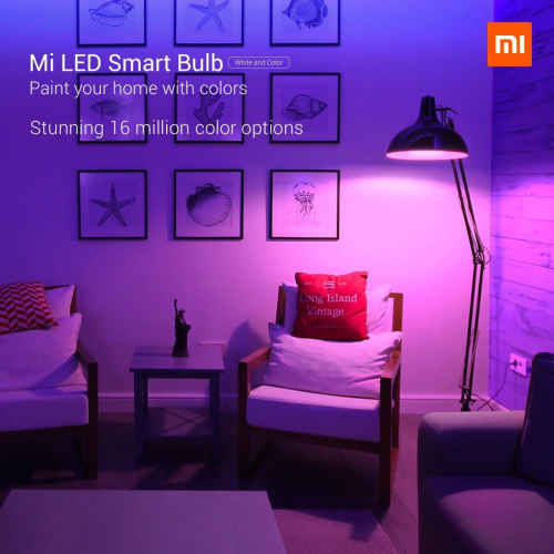 Xiaomi Mi Home Lite Smart WiFi LED Light Bulb, E27, 9W, White