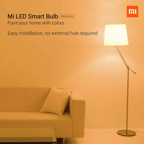 Xiaomi Mi Home Lite Smart WiFi LED Light Bulb, E27, 9W, White