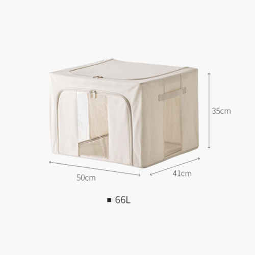 ZenLife Ridge Linen Storage Box, 66L, Foldable