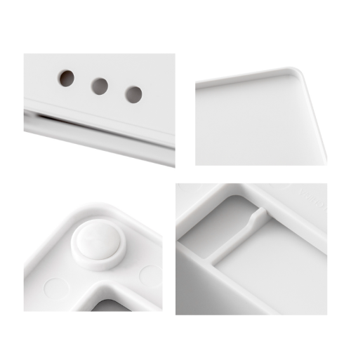 ZenLife Desktop Modular Storage Tray, White, 24.1x17.9x8.2cm