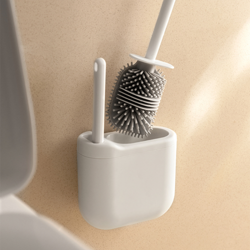 ZenLife Wall Mounted Toilet Brush with Scrub Brush