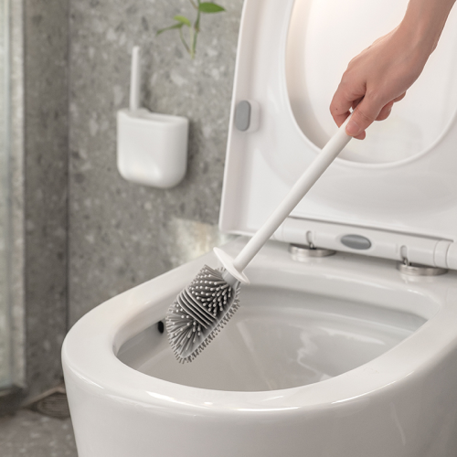 ZenLife Wall Mounted Toilet Brush with Scrub Brush