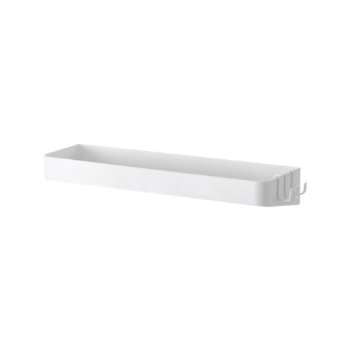 ZenLife Dale Bathroom Wall Shelf with Hooks, 39.8x11x5cm