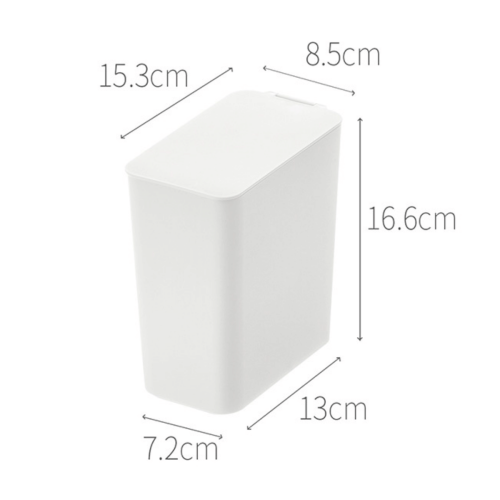 Zenlife Desktop Mini Rubbish Bin, 1.5L