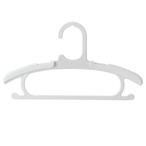 Zenlife Brook Kids Clothes Hanger, 10pcs, White