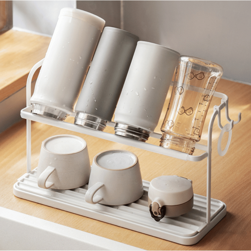 Zenlife Glen Cup Drying Rack with Drain Tray