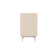 Alpaka Kaia Kids Chest of 3 Drawers, White & Oak Effect,  93x55.5x100cm