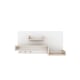 Alpaka Kaia Kids Hanging Shelf, White & Oak, 90x21.5x45cm