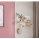 Alpaka Kaia Kids Hanging Shelf, White & Oak, 90x21.5x45cm