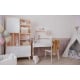 Alpaka Kaia Kids Hanging Shelf, White & Oak, 90x21.5x45cm