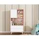 Alpaka Kaia Kids Bookcase with Storage, White & Oak Effect, 100x44.5x190cm