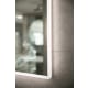 Aruvo Arled Rectangle LED Acrylic Frame Bathroom Mirror with Demister 900mm