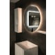 Aruvo Nfled Round Frameless Bathroom Mirror with LED 750mm