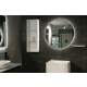 Aruvo Nfled Round Frameless Bathroom Mirror with LED 750mm