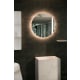 Aruvo Nfled Round Frameless Bathroom Mirror with LED 650mm