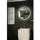 Aruvo Nfled Round Frameless Bathroom Mirror with LED 650mm