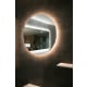 Aruvo Round Frameless Bathroom Mirror with LED 650mm