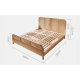 BohoBoho Nessa Solid Wood & Rattan Super King Bed Frame