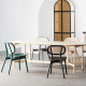 BohoBoho Costa Solid Wood & Rattan Dining Chair, Natural, Set of 2