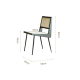 BohoBoho Monte Iron Wood Dining Chair, Black, 43x54x82cm, Set of 2