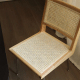 BohoBoho Monte Iron Wood Dining Chair, Natural, Set of 2