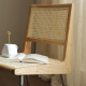 BohoBoho Monte Iron Wood Dining Chair, Natural, Set of 2