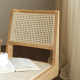 BohoBoho Monte Iron Wood Dining Chair, Natural, Set of 2