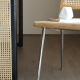 BohoBoho Monte Iron Wood Dining Chair, Natural, Set of 2