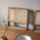BohoBoho Monte Iron Wood Dining Chair, Walnut, Set of 2
