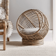 BohoBoho Ortu Rattan Cat Bed, Natural, 35x46.5cm