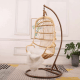 BohoBoho Ortu Rattan Hanging Chair with Stand, Natural