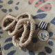 BohoBoho Ortu Rattan Hanging Chair with Stand, Natural