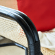 BohoBoho Sedo Solid Wood & Rattan Lounge Chair, Black