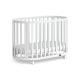 Boori Eden Kids Oval Cot V22 - Beech Wood, Barley White