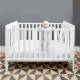 Boori Daintree Kids Baby Cot, Barley White