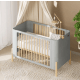 Boori Nova Kids Baby Cot, Blueberry and Beech