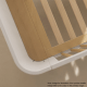 Boori Nova Kids Baby Cot, Blueberry and Beech