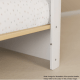 Boori Nova Kids Baby Cot, Blueberry and Beech