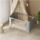 Boori Nova Kids Baby Cot, Blueberry and Beech
