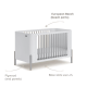Boori Nova Kids Baby Cot, Barley and Beech