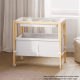 Boori Tidy Kids Bassinet/Change Table - 2 in 1, Pebble