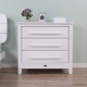 Boori Linear Kids 3 Drawer Chest Smart Assembly, Barley White